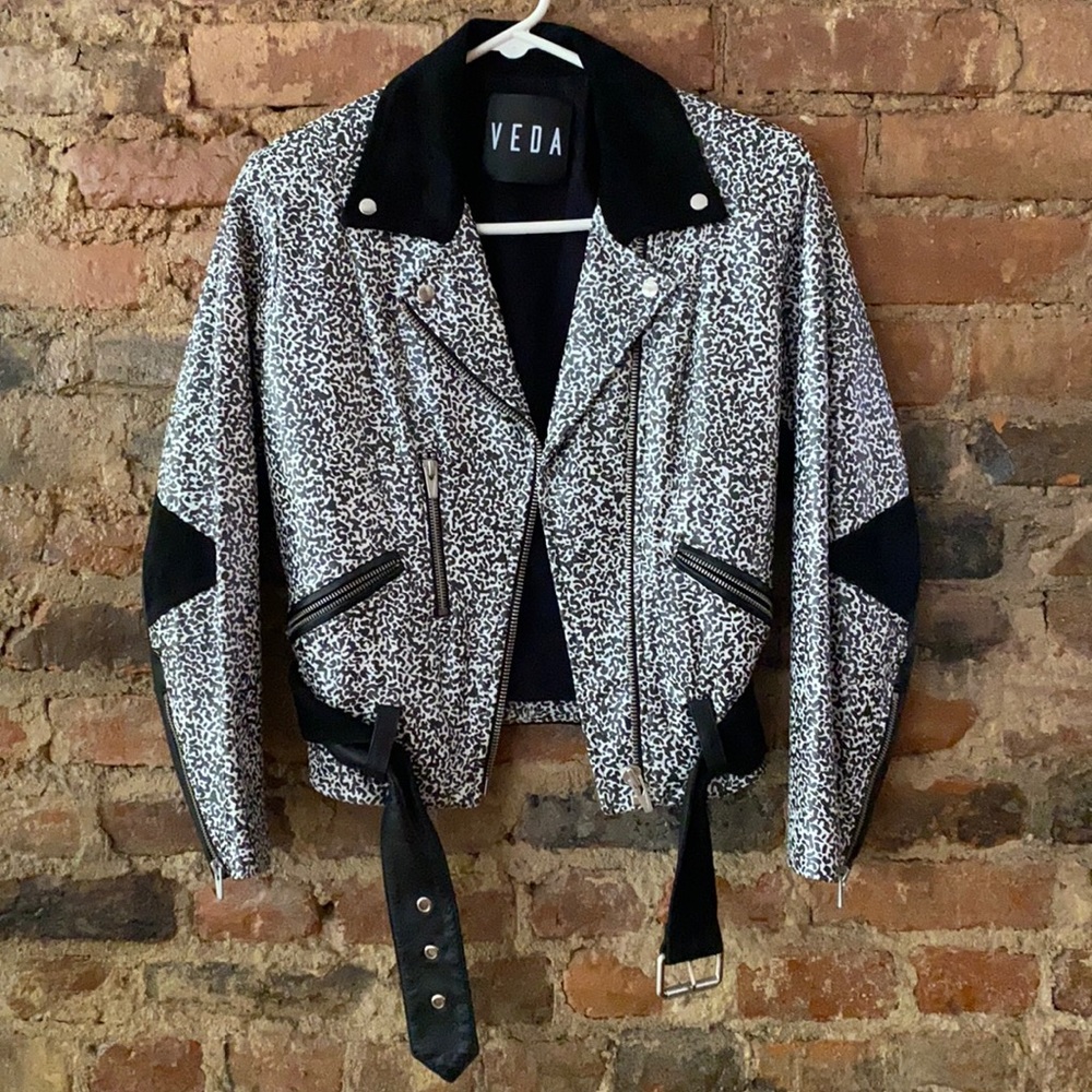 One-of-a-kind Veda leather jacket